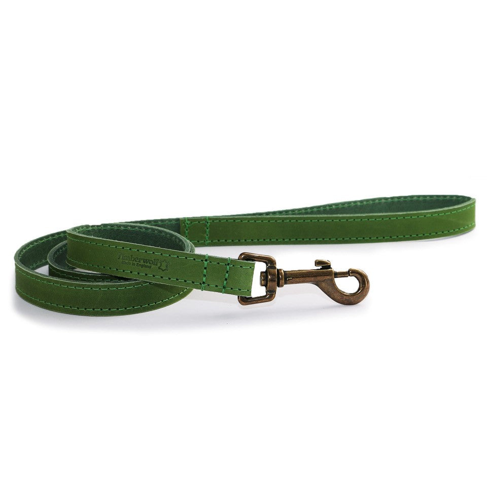 Ancol Timberwolf Slim Leather Lead